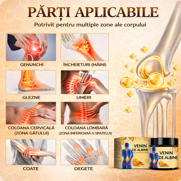 Zonele de aplicare ale Veninului de Albine.png